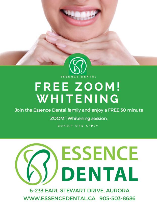 Essence Dental | 233 Earl Stewart Dr #6, Aurora, ON L4G 7Y3, Canada | Phone: (905) 503-8686