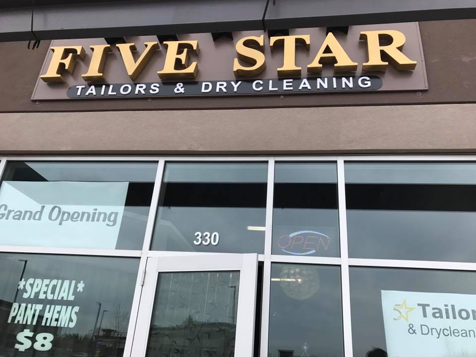 Five Star Tailors & Dry Cleaning Sherwood Park | 55 Salisbury Way #330, Sherwood Park, AB T8B 0A9, Canada | Phone: (780) 570-0800