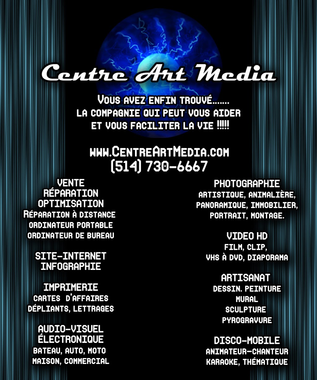 CentreArtMedia | Saint-Jean-Baptiste, QC J0L 2B0, Canada | Phone: (514) 730-6667