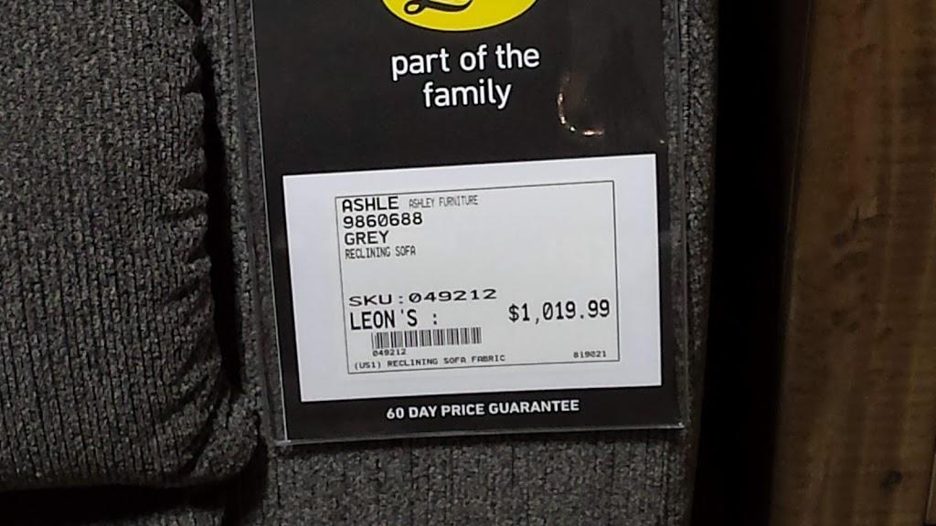 Leons Furniture | 67 Silverwood Dr, Huntsville, ON P1H 1K1, Canada | Phone: (705) 789-5589