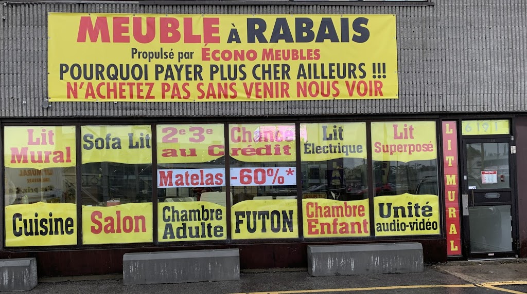 Meubles a rabais Montreal | 6191 Boul Métropolitain E, Saint-Léonard, QC H1P 1X7, Canada | Phone: (514) 297-0004