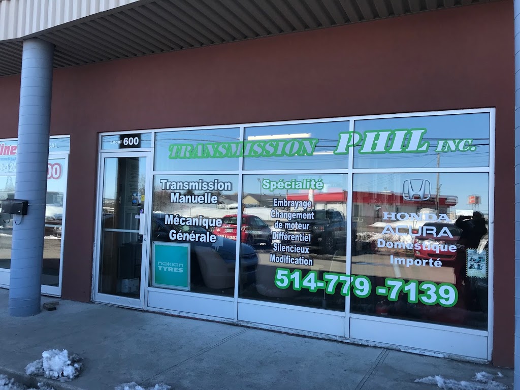 Transmission Phil Inc | 630 Chemin du Grand Bernier N local 600, Saint-Jean-sur-Richelieu, QC J2W 2H1, Canada | Phone: (514) 779-7139
