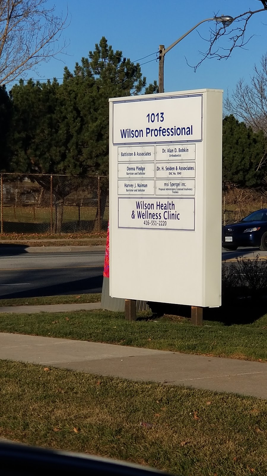 Wilson Health and Wellness Clinic | 1013 Wilson Ave #102, North York, ON M3K 1G1, Canada | Phone: (416) 551-2220