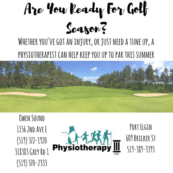 Physiotherapy III Port Elgin | 553 Bricker St, Port Elgin, ON N0H 2C4, Canada | Phone: (519) 389-3393