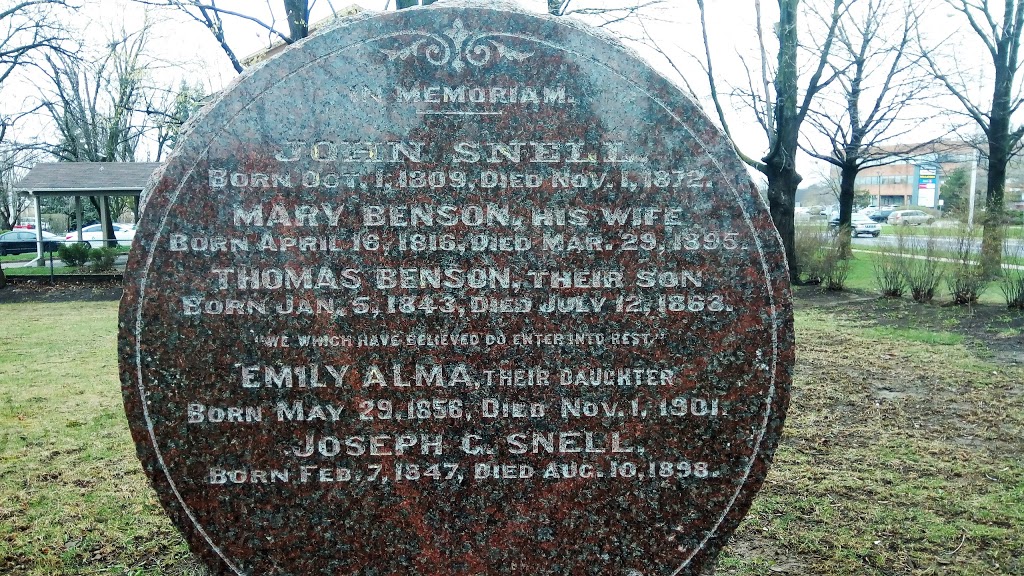 Snell Cemetery | 10578 Kennedy Rd N, Brampton, ON L6Z 1E3, Canada