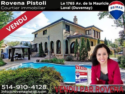 Rovena Pistoli | Courtier immobilier RE/MAX | 2820 Boul Saint-Martin Est bureau 201, Laval, QC H7E 5A1, Canada | Phone: (514) 910-4128