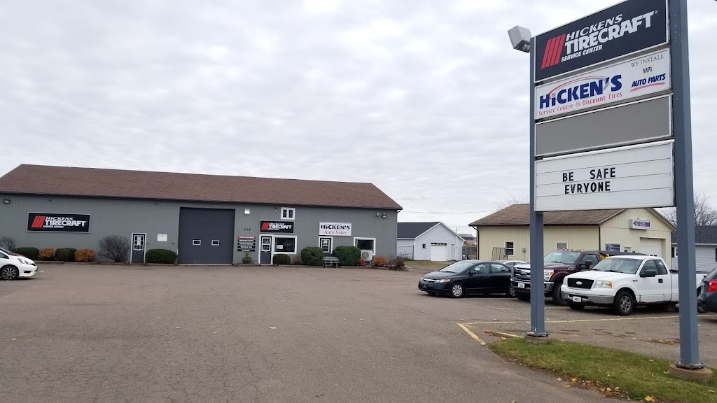Hickens Tirecraft Service Centre | 626 South Dr, Summerside, PE C1N 3Z7, Canada | Phone: (902) 436-6508