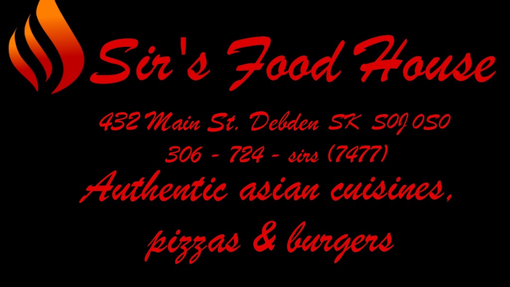 Sirs Food House | 432 Main St, Debden, SK S0J 0S0, Canada | Phone: (306) 724-7477