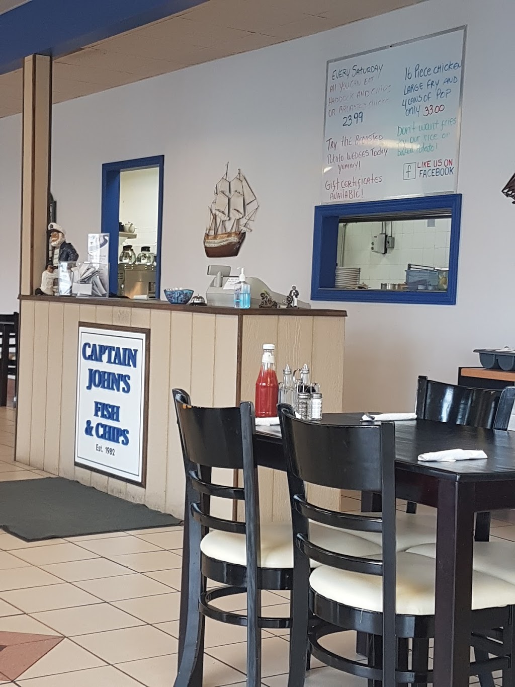 The Original Captain Johns Fish & Chips | restaurant | 125 Mitton St S, Sarnia, ON N7T 5W3, Canada | 5193442525 OR +1 519-344-2525