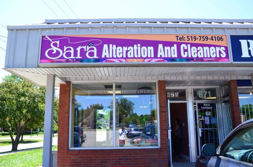 Sara Alteration and Cleaner Inc | 673 Colborne St, Brantford, ON N3S 3P9, Canada | Phone: (519) 759-4106