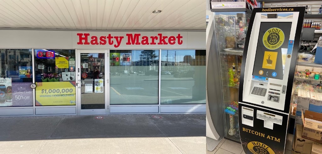 HODL Bitcoin ATM - Hasty Market | 201 Lloyd Manor Rd, Etobicoke, ON M9B 6H6, Canada | Phone: (416) 840-5444
