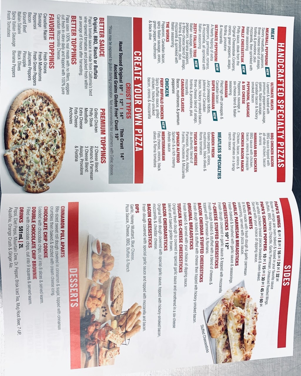 Papa Johns Pizza | 2245 160 St, Surrey, BC V3S 9N6, Canada | Phone: (604) 385-1202
