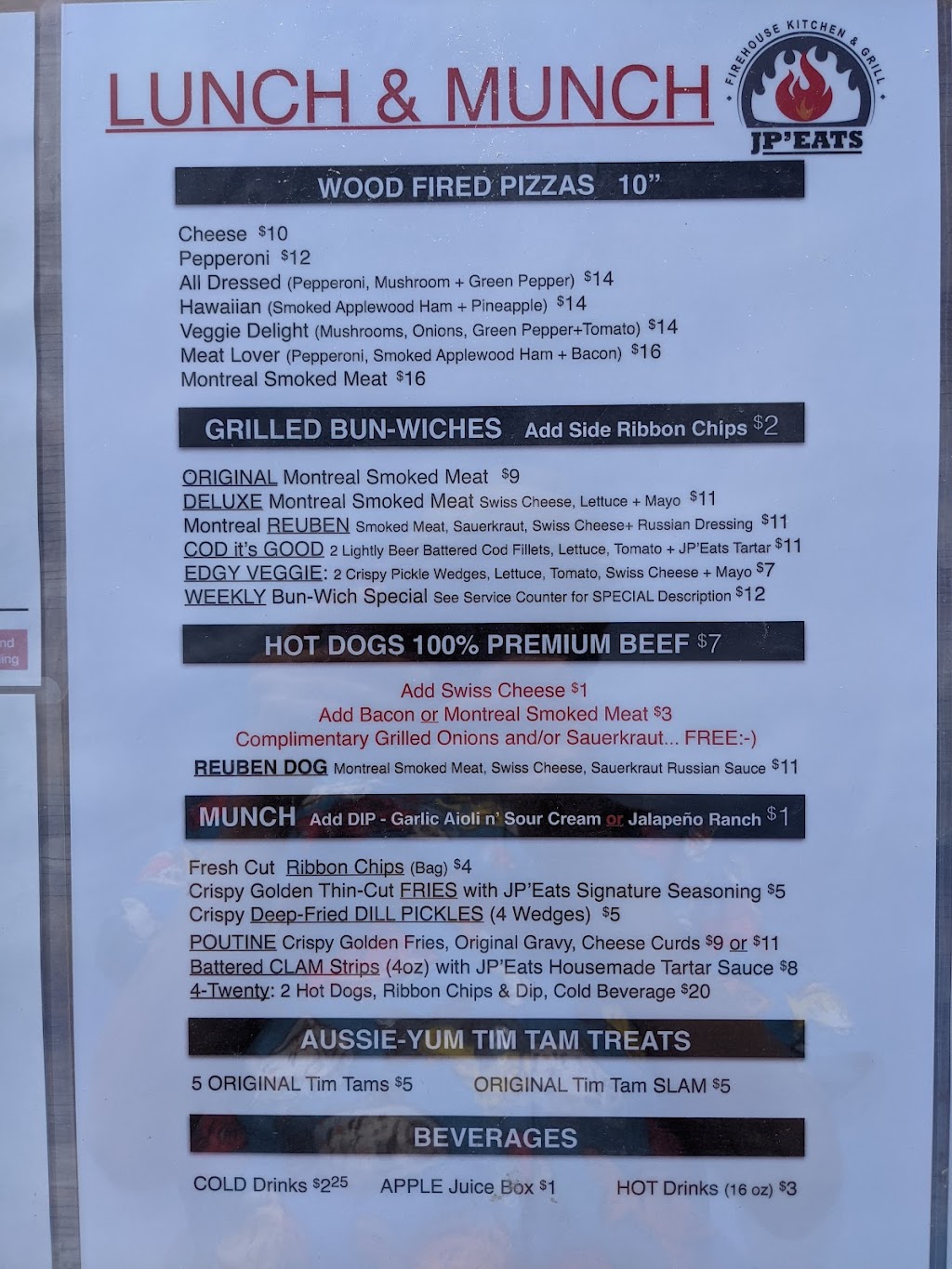 JPEats Firehouse Kitchen & Grill Ltd | 105 Island Hwy E, Parksville, BC V9P 0B1, Canada | Phone: (250) 466-9277