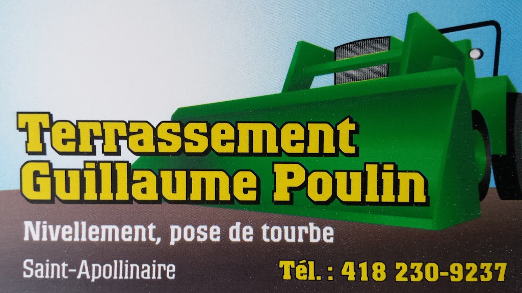 Terrassement Guillaume Poulin | 16 Rue Beauregard, Saint-Apollinaire, QC G0S 2E0, Canada | Phone: (418) 230-9237