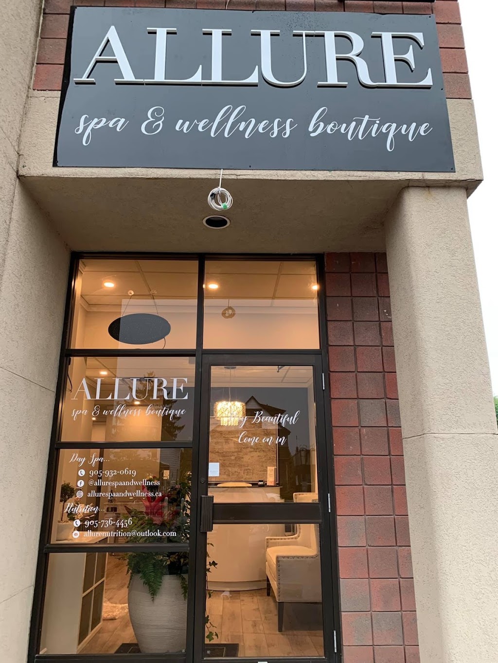 Allure Spa and Wellness Boutique | 1428 Pelham St, Fonthill, ON L0S 1E0, Canada | Phone: (905) 932-0619