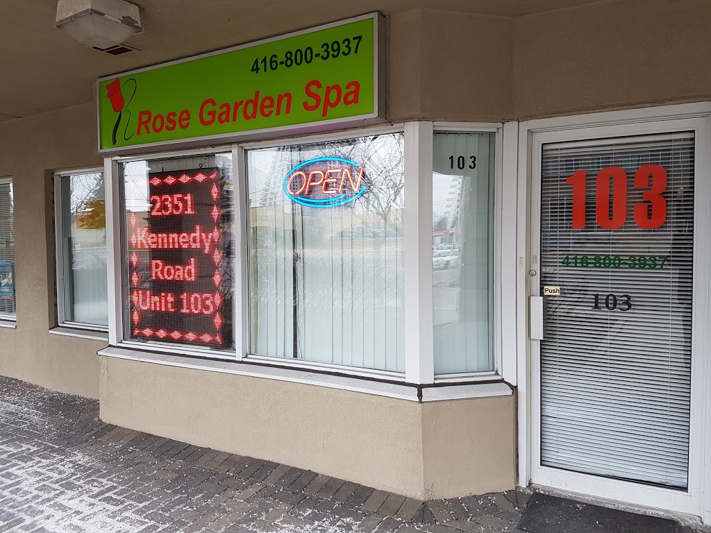 Rose Garden Spa | Kennedy/Sheppard, 2351 Kennedy Rd #103, Scarborough, ON M1T 3G9, Canada | Phone: (416) 800-3937