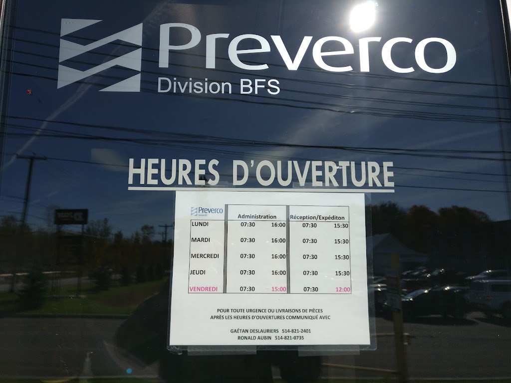 Preverco Division BFS | 423 Chem. de la Côte S, Blainville, QC J7E 4H5, Canada | Phone: (450) 430-2373
