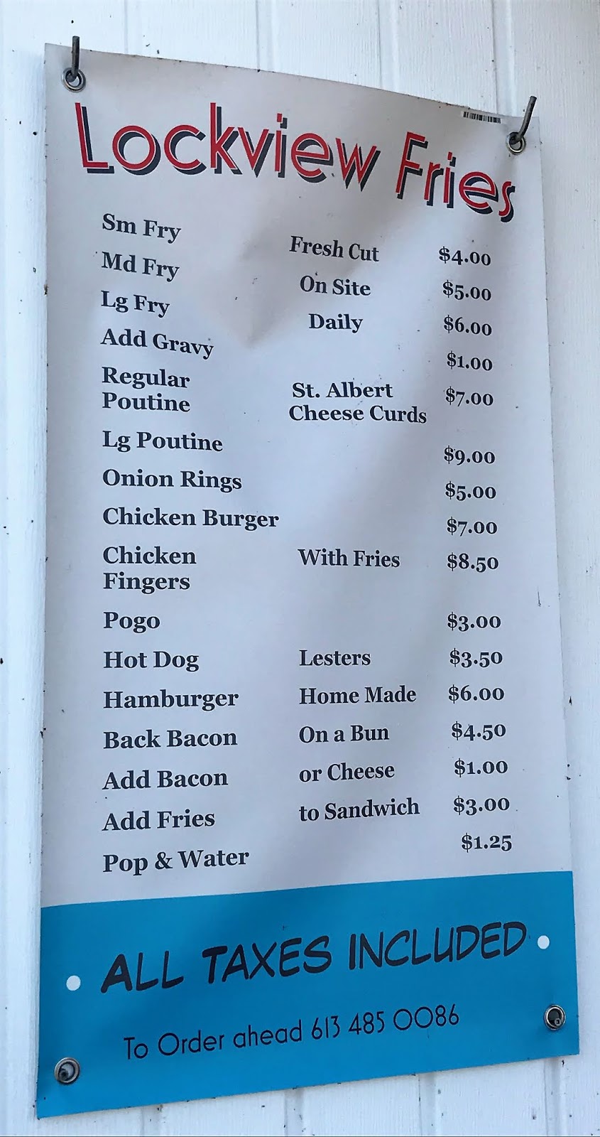 Lockview Fries | 6020 Carman Rd, Iroquois, ON K0E 1K0, Canada