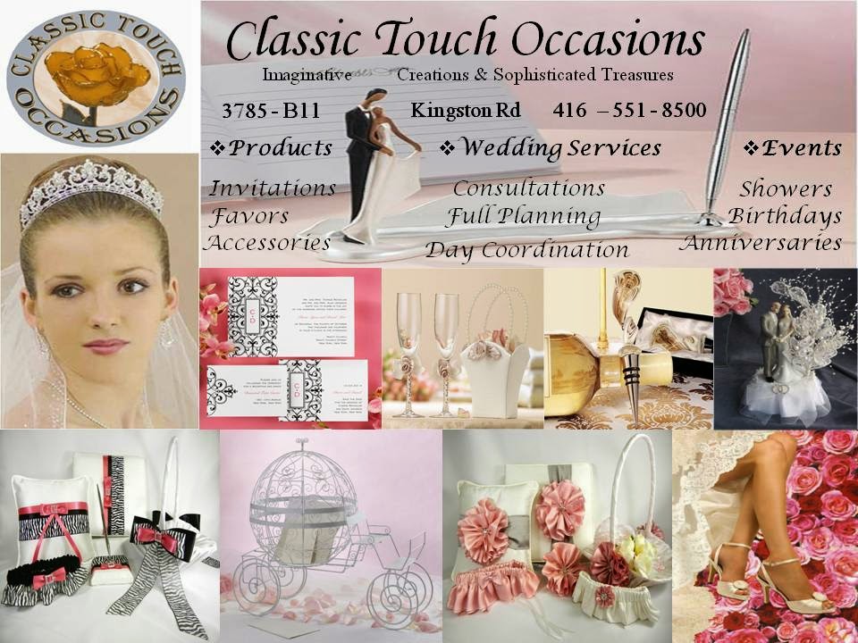 Classic Touch Occasions | 2800 Kingston Rd, Scarborough, ON M1M 1M7, Canada | Phone: (416) 751-8800