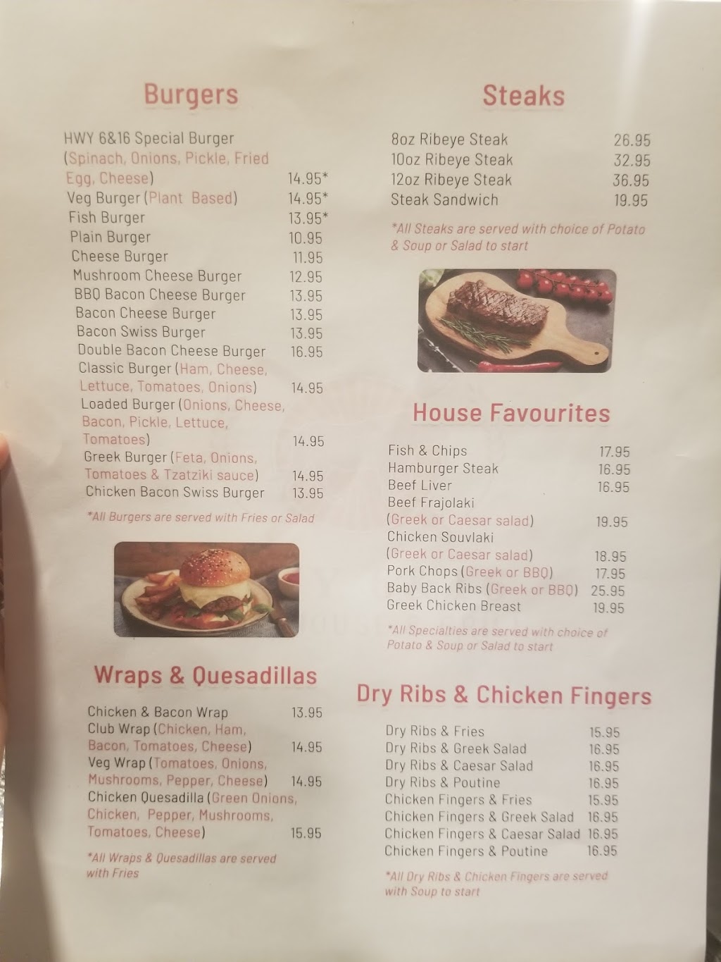 Hwy 6&16 Steakhouse and Grill | Box 17 Junction, SK-6, Dafoe, SK S0K 1C0, Canada | Phone: (306) 560-9700