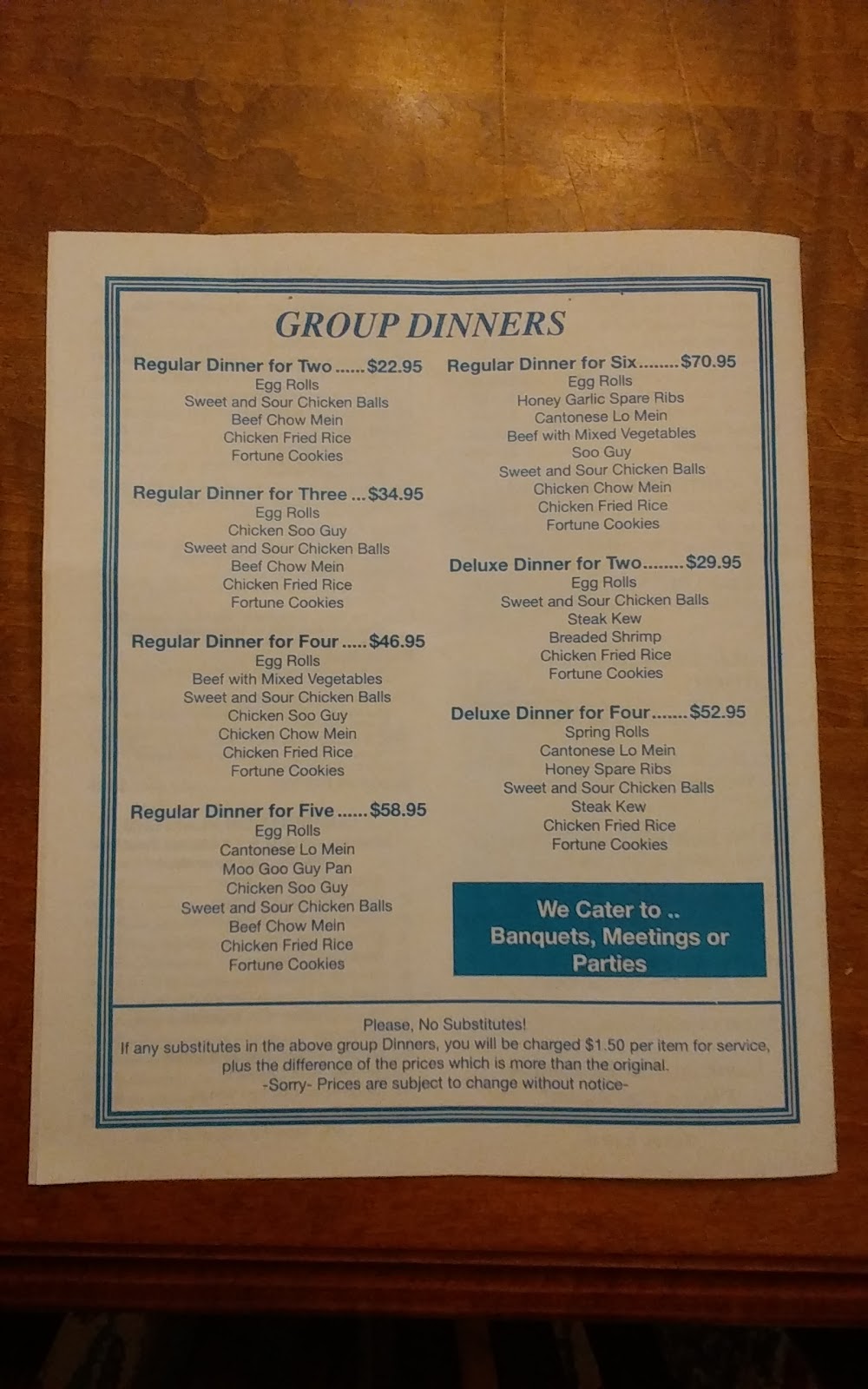 A-1 Chinese Restaurant | 53 McNaughton Av, Wallaceburg, ON N8A 1R7, Canada | Phone: (519) 628-5285