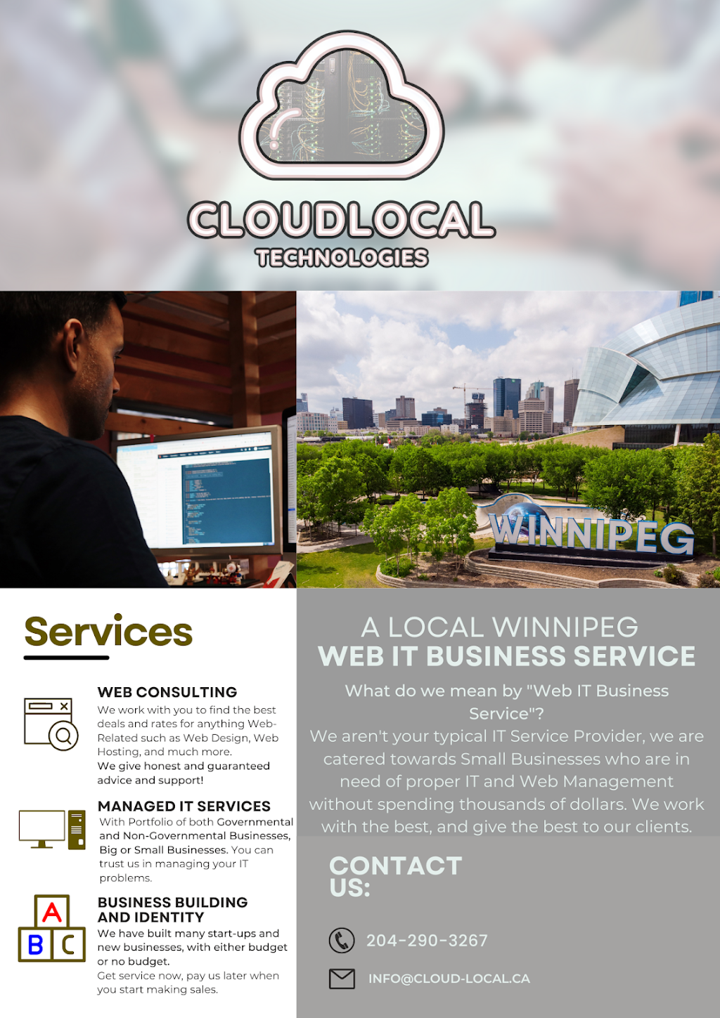 CloudLocal Technologies | 8 Symington Ln N, Dugald, MB R0E 0K0, Canada | Phone: (204) 290-3267