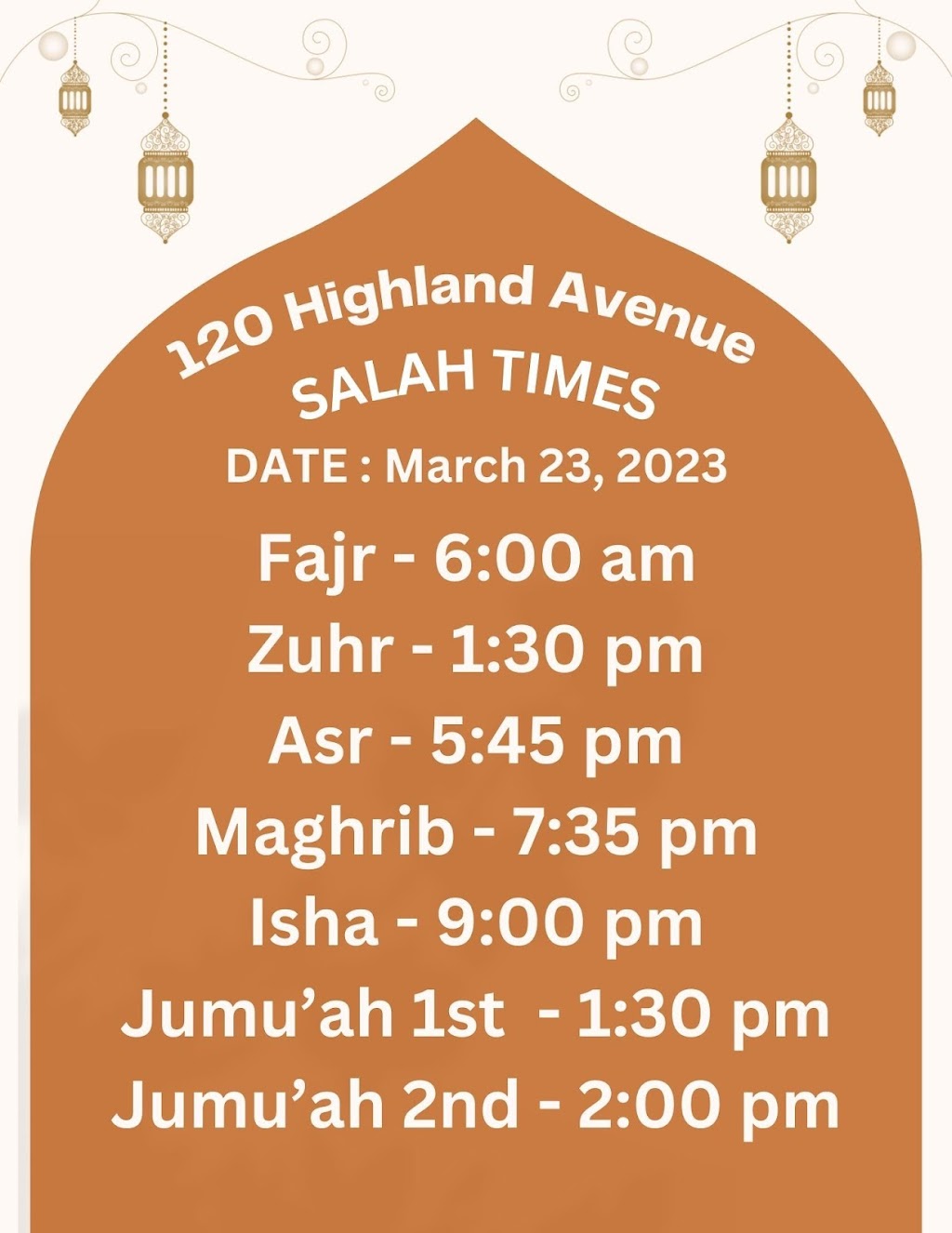 Wolfville Masjid - Ummah Masjid and Community Centre (UMCC) | 120 Highland Ave, Wolfville, NS B4P 1Z7, Canada | Phone: (902) 407-1411
