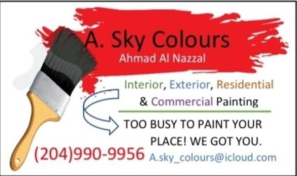 A. Sky Colours | 162 Burrows Ave, Winnipeg, MB R2W 1Z2, Canada | Phone: (204) 990-9956