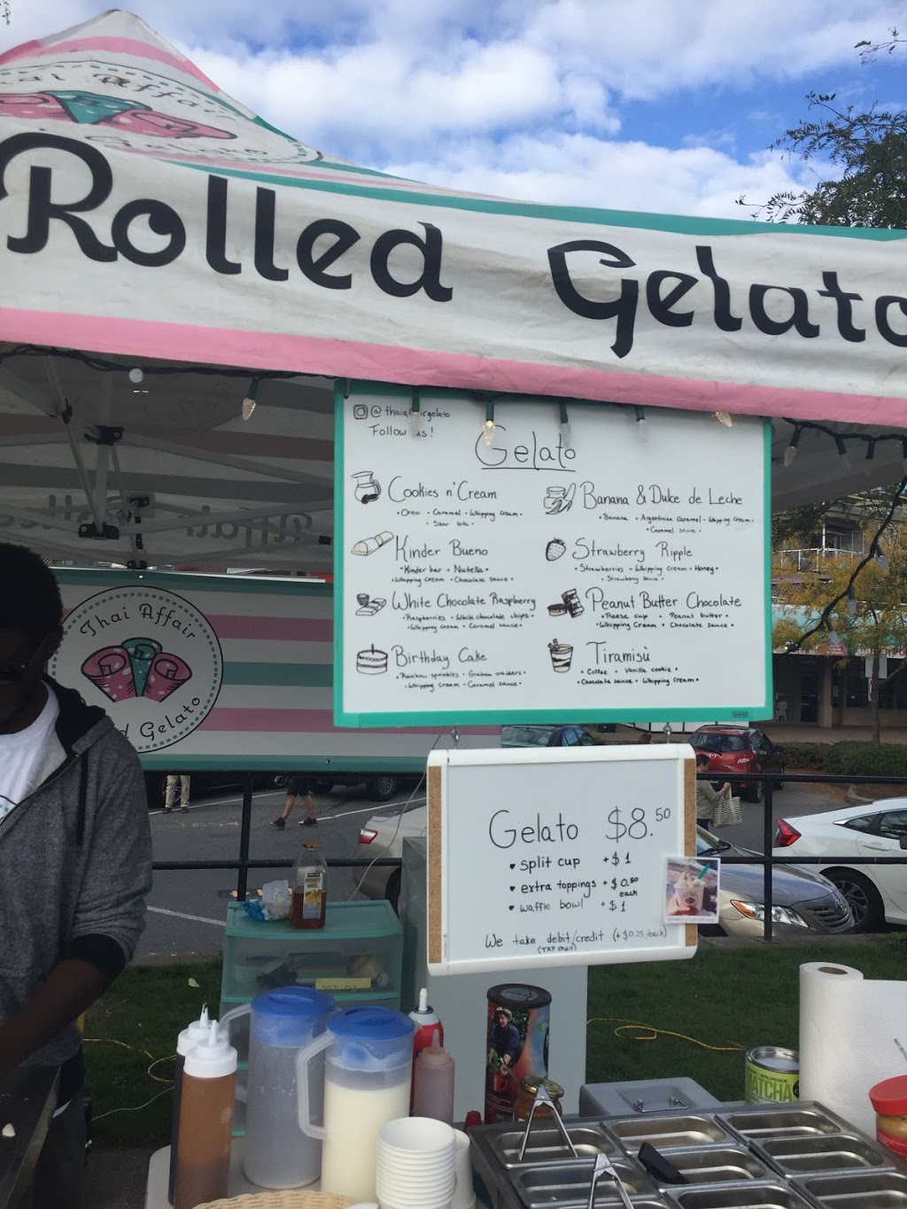 Thai Affair Rolled Gelato | 14970 Marine Dr, White Rock, BC V4B 1C4, Canada | Phone: (604) 786-0737
