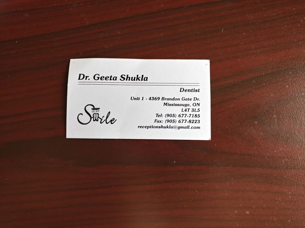 Dr. Geeta Shukla | 4369 Brandon Gate Dr #1, Mississauga, ON L4T 3L5, Canada | Phone: (905) 677-7185
