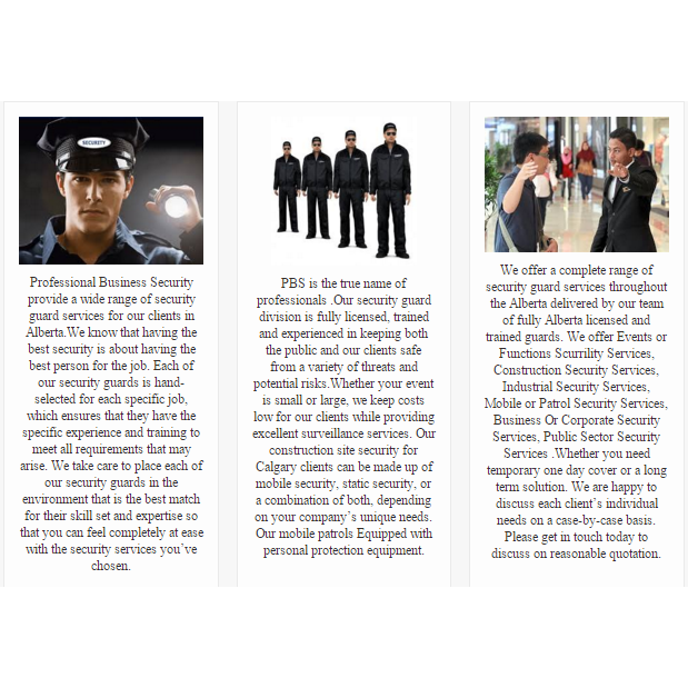Professional Business Security LTD | 234 Tarawood Close NE, Calgary, AB T3J 4Y9, Canada | Phone: (888) 603-7008