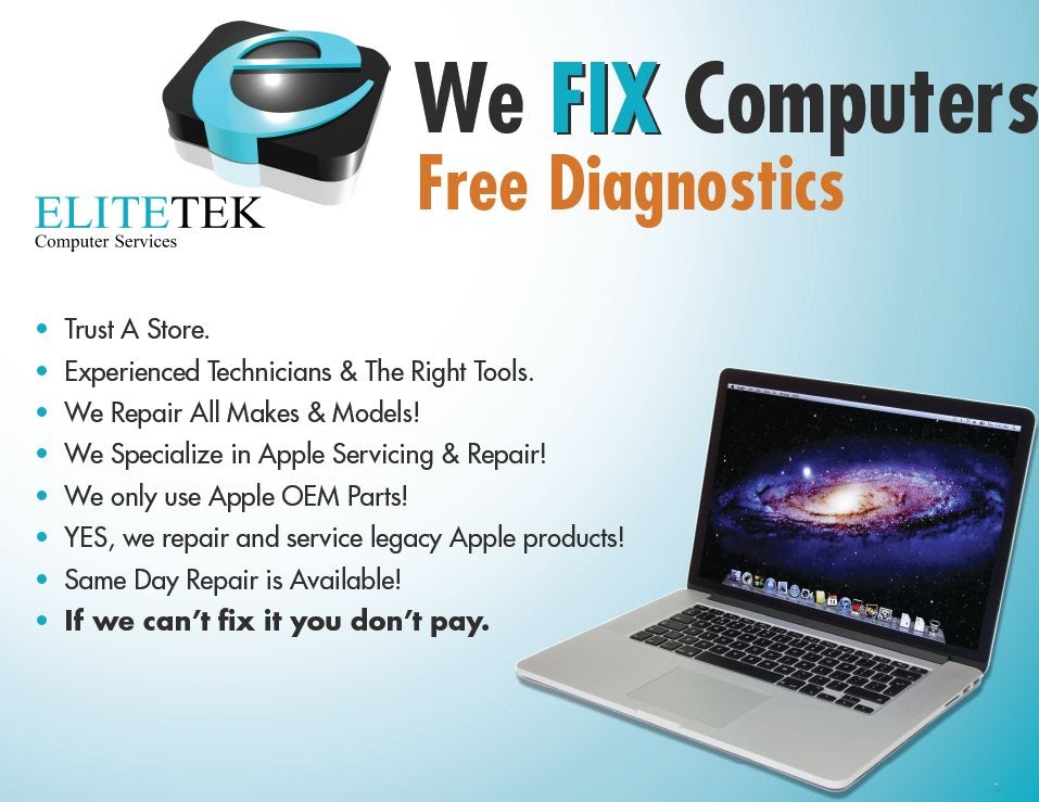 Elitetek Computer Services | 7880 Keele St #6, Concord, ON L4K 4G7, Canada | Phone: (416) 991-9947