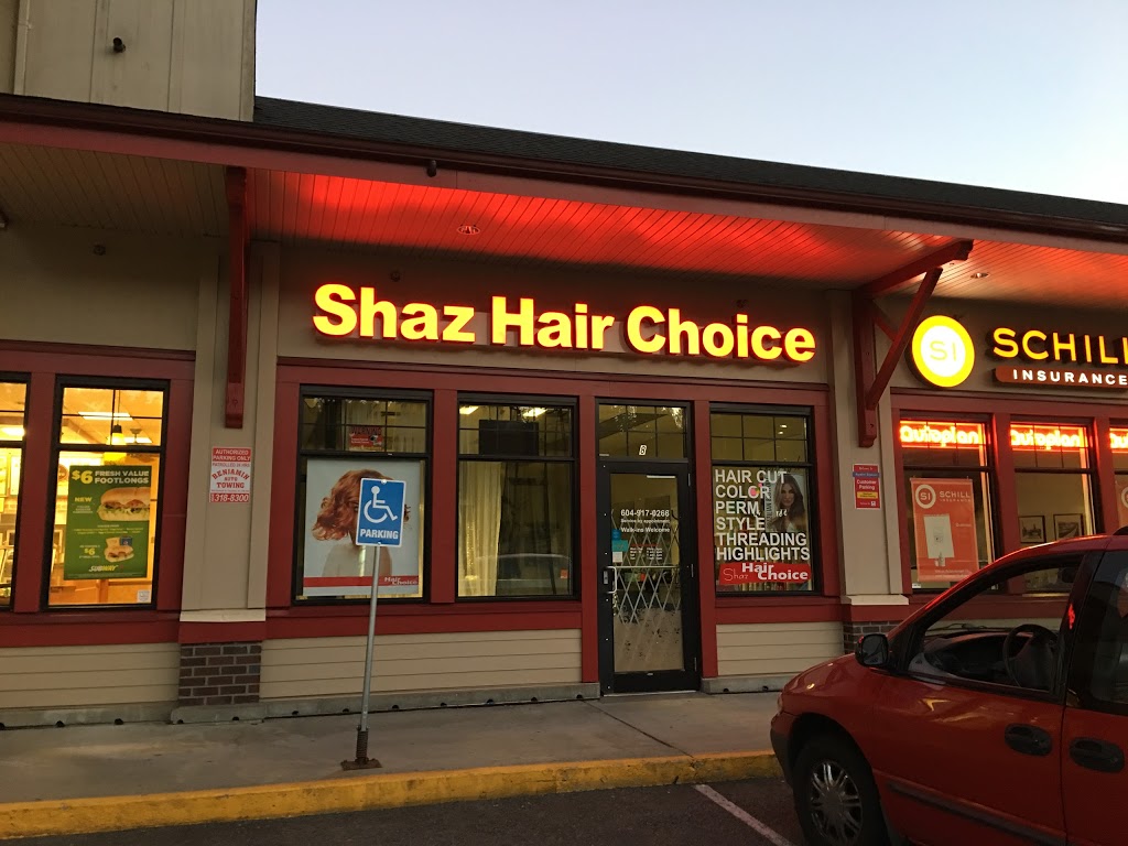 Shaz Hair Choice Ltd | 2662 Austin Ave, Coquitlam, BC V3K 6C4, Canada | Phone: (604) 917-0266