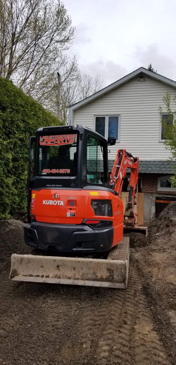 Les entreprises Laporte inc. mini-excavation | 1170 Chem. du Ruisseau N, Saint-Mathieu-de-Beloeil, QC J3G 2C9, Canada | Phone: (450) 464-5979