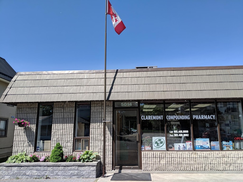 CLAREMONT COMPOUNDING PHARMACY | 5014 Old Brock Rd, Claremont, ON L1Y 1B3, Canada | Phone: (905) 408-8000