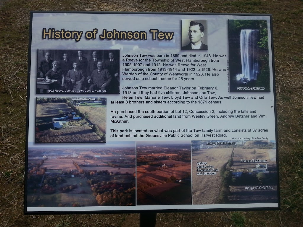 Johnson Tew Park | 20 Medwin Dr, Dundas, ON L9H 7N4, Canada