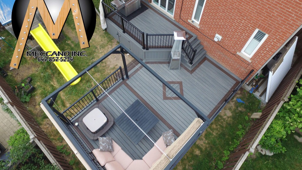 Meccano fence and deck | 188 Howard Crescent, Orangeville, ON L6Z 4H2, Canada | Phone: (647) 300-4239