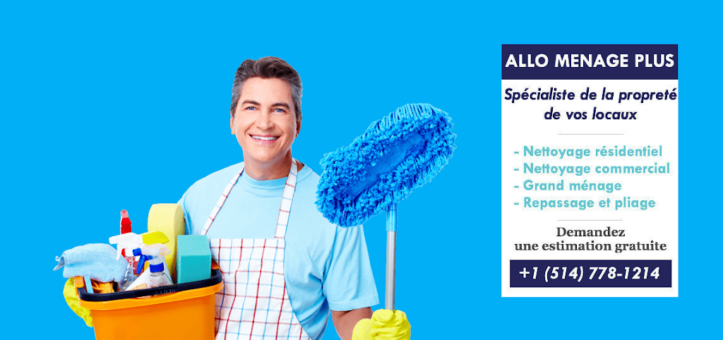 Allo Ménage Plus | 3456 Boulevard Béliveau, Longueuil, QC J4M 2Y5, Canada | Phone: (514) 914-8981