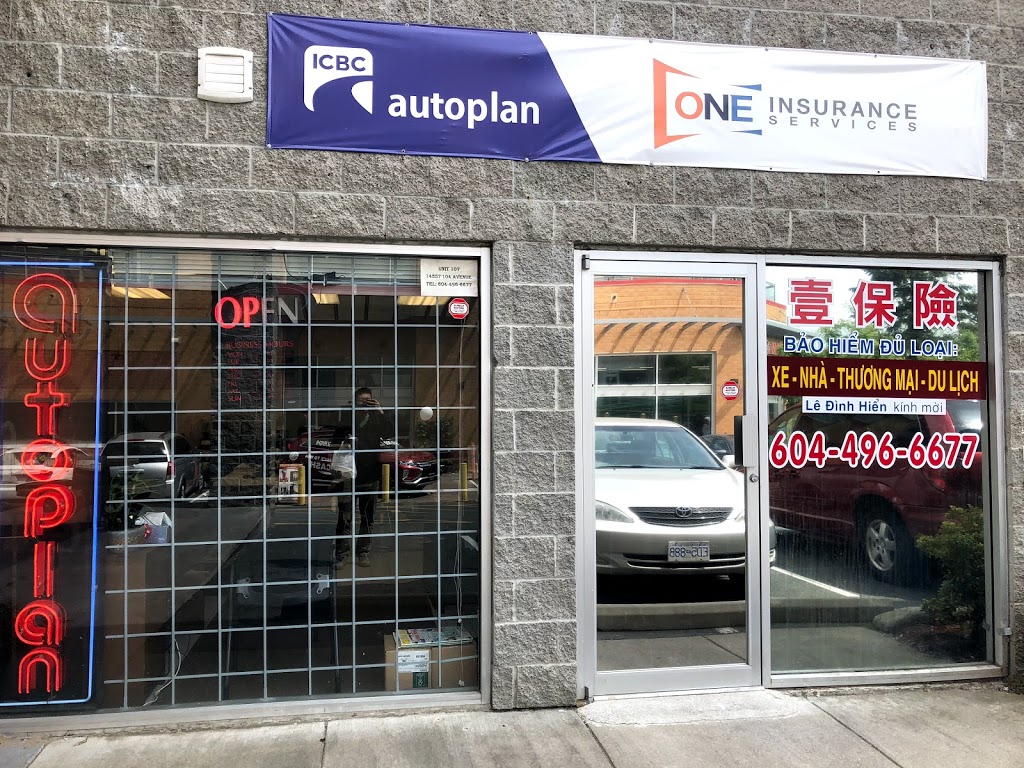 One Insurance (ICBC Autoplan Agents) | 14357 104 Ave #107, Surrey, BC V3T 1Y1, Canada | Phone: (604) 496-6677