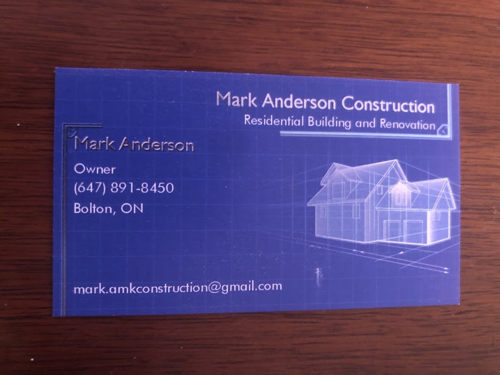 Mark Anderson Construction | Duffys Ln, Caledon, ON L7E 3B8, Canada | Phone: (647) 891-8450