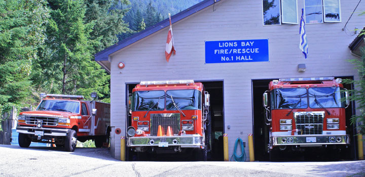Lions Bay Fire Rescue | 400 Centre Rd, Lions Bay, BC V0N, Canada | Phone: (604) 921-9333