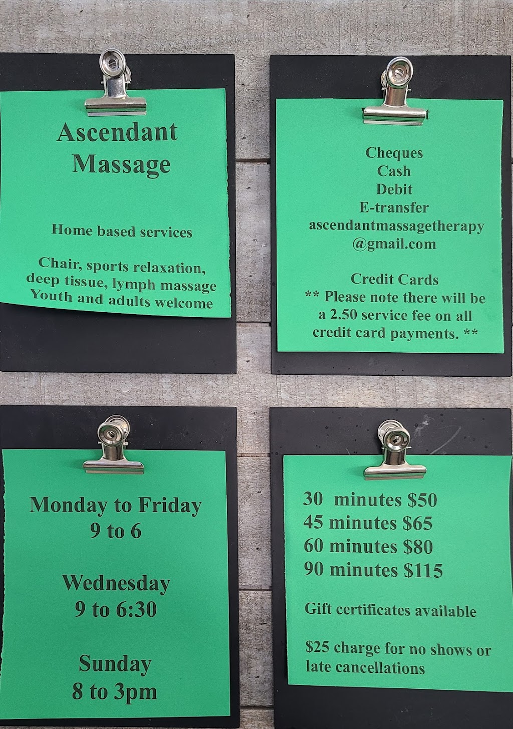 Ascendant Massage | 9006 107 Ave, Morinville, AB T8R 1C6, Canada | Phone: (780) 231-6658