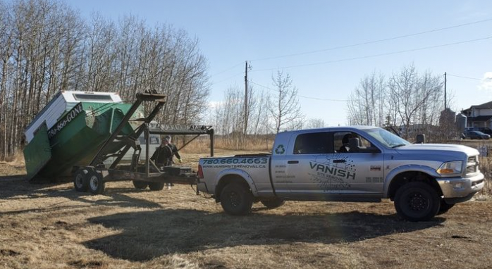 Vanish Junk Removal & Bin rentals | 16828 65 St NW, Edmonton, AB T5Y 3W6, Canada | Phone: (780) 660-4663