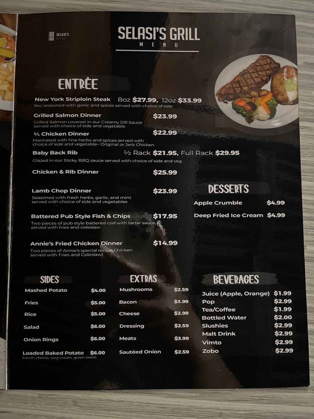 Selasi’s Grill | 8604 112 Ave NW, Edmonton, AB T5G 0H5, Canada | Phone: (780) 474-3554