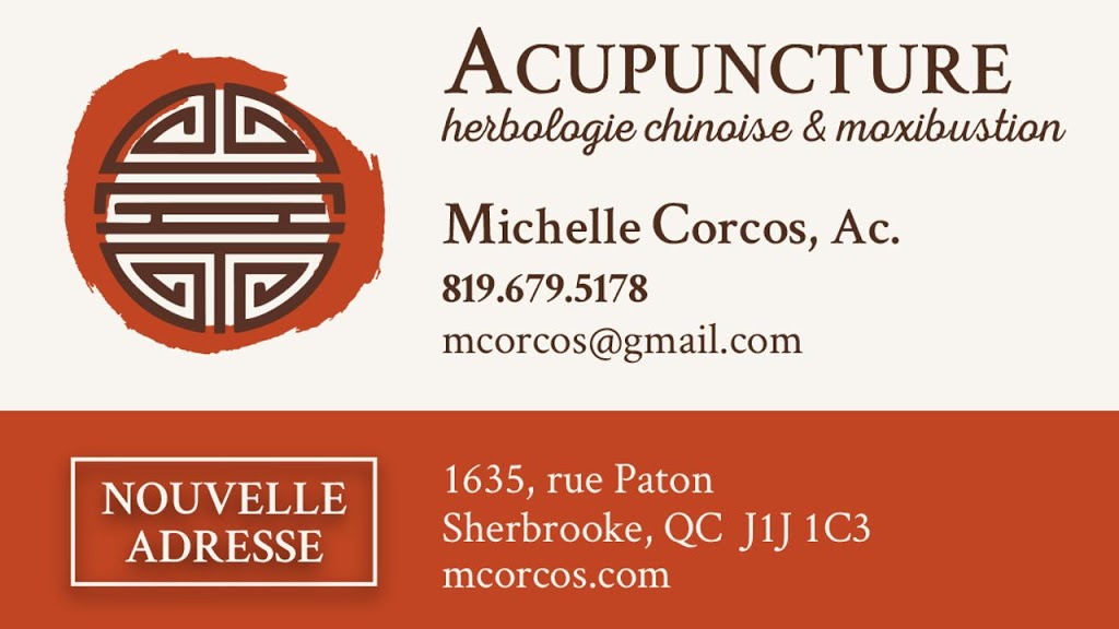 Michelle Corcos, Acupuncture | doctor | 1635 Rue Paton, Sherbrooke, QC J1J 1C3, Canada | 8196795178 OR +1 819-679-5178