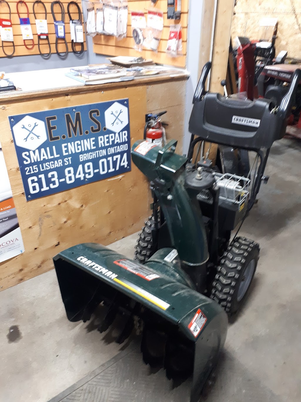 EMS Small Engine Repair MTD Authorised Service And Parts | 215 Lisgar St, Brighton, ON K0K 1H0, Canada | Phone: (613) 849-0174