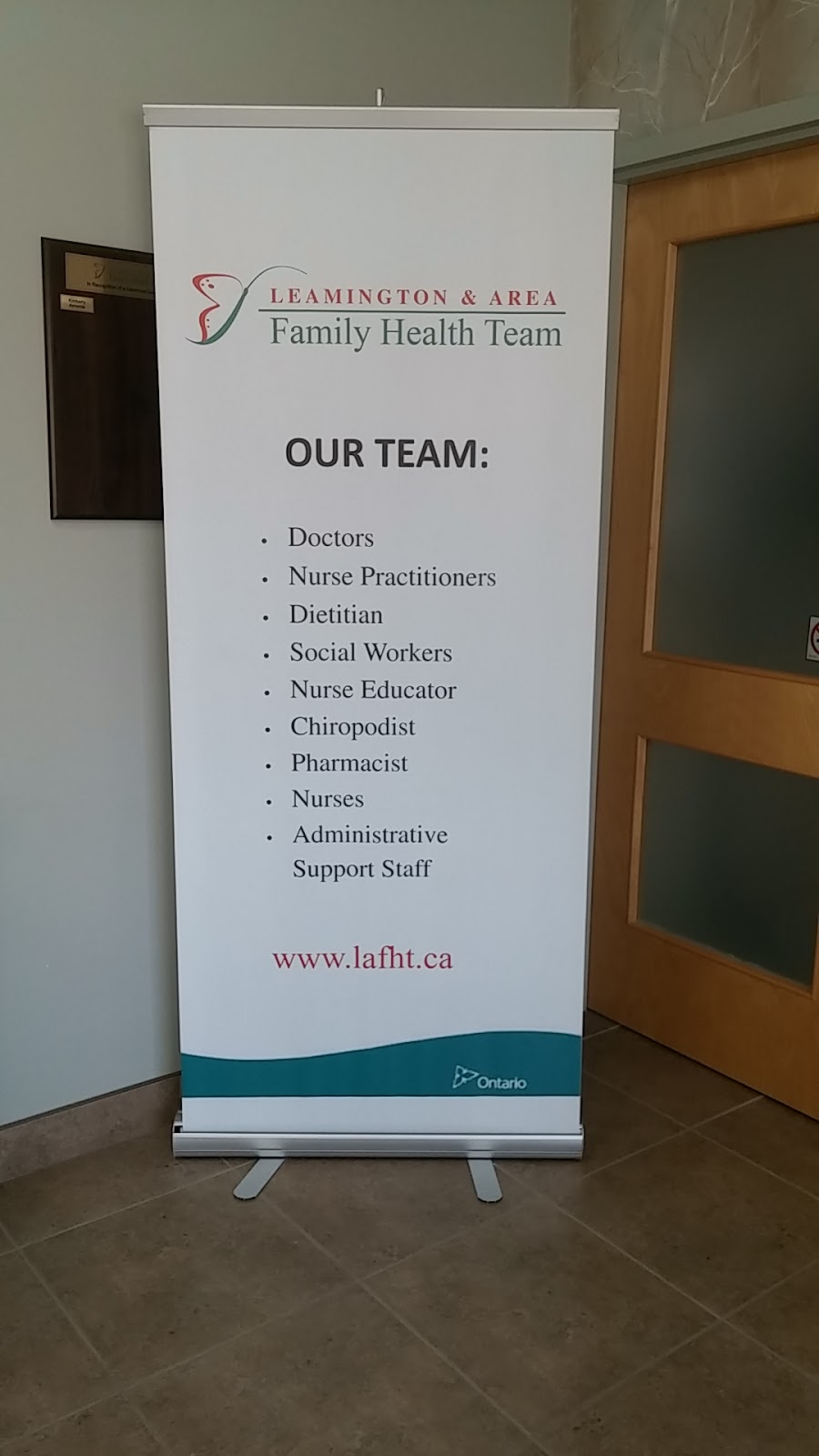 Leamington and Area Family Health Team | 197 Talbot St W, Leamington, ON N8H 1N8, Canada | Phone: (519) 322-1100