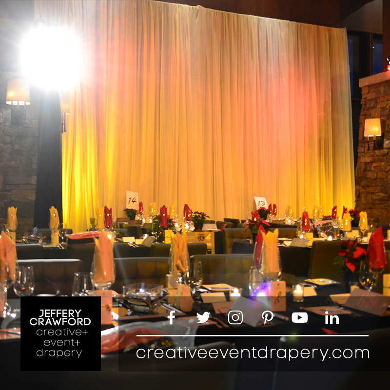 Jeffery Crawford Creative Event Drapery | 7324 ON-93, Tiny, ON L0K 2E1, Canada | Phone: (705) 706-0866