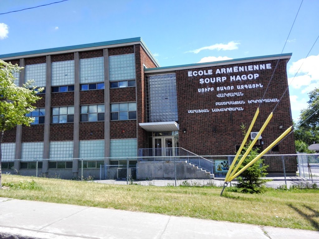 LÉcole Arménienne Sourp Hagop | 3400 Rue Nadon, Montréal, QC H4J 1P6, Canada | Phone: (514) 332-1373