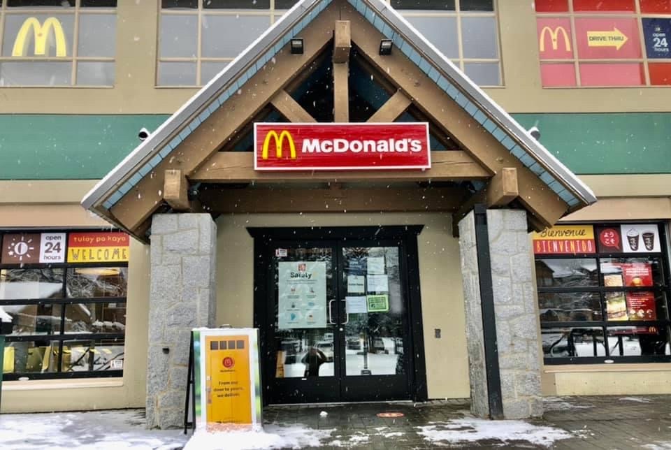 McDonalds | 4370 Lorimer Rd, Whistler, BC V0N 1B4, Canada | Phone: (604) 932-2813
